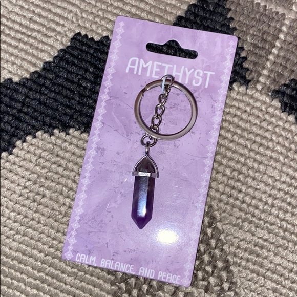 Accessories - 3 for $12 Amethyst keychain